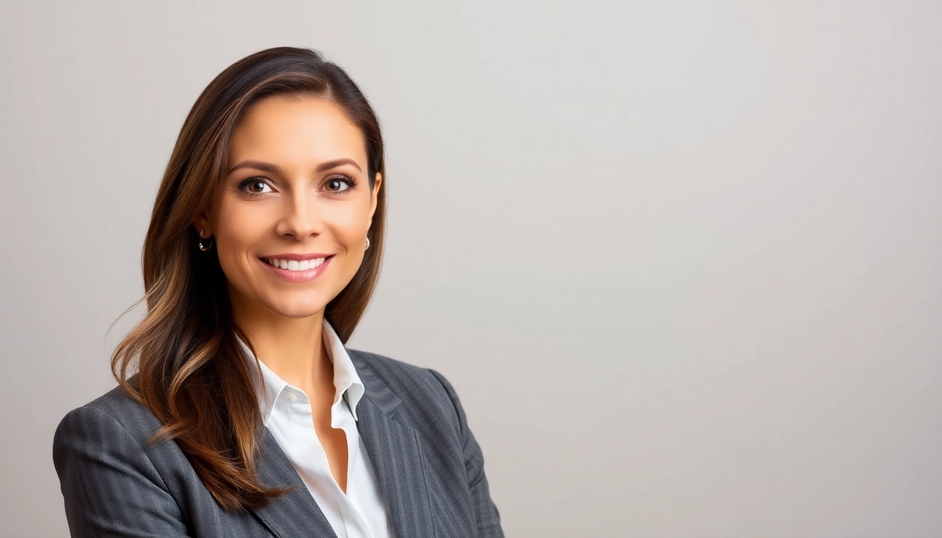 Capturing company headshots in a professional studio setting with soft lighting and warm tones.