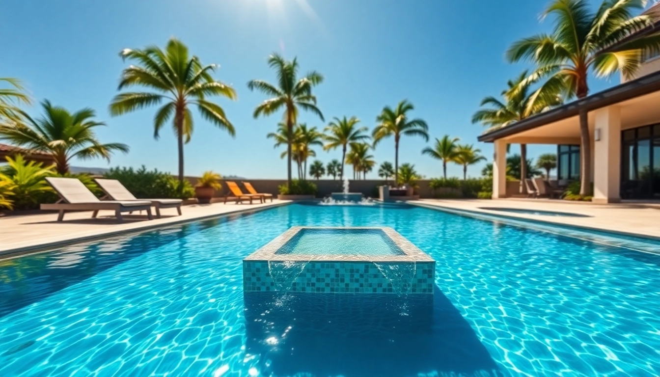 Transform your backyard with a stunning custom pool that features an infinity edge and lush landscaping.