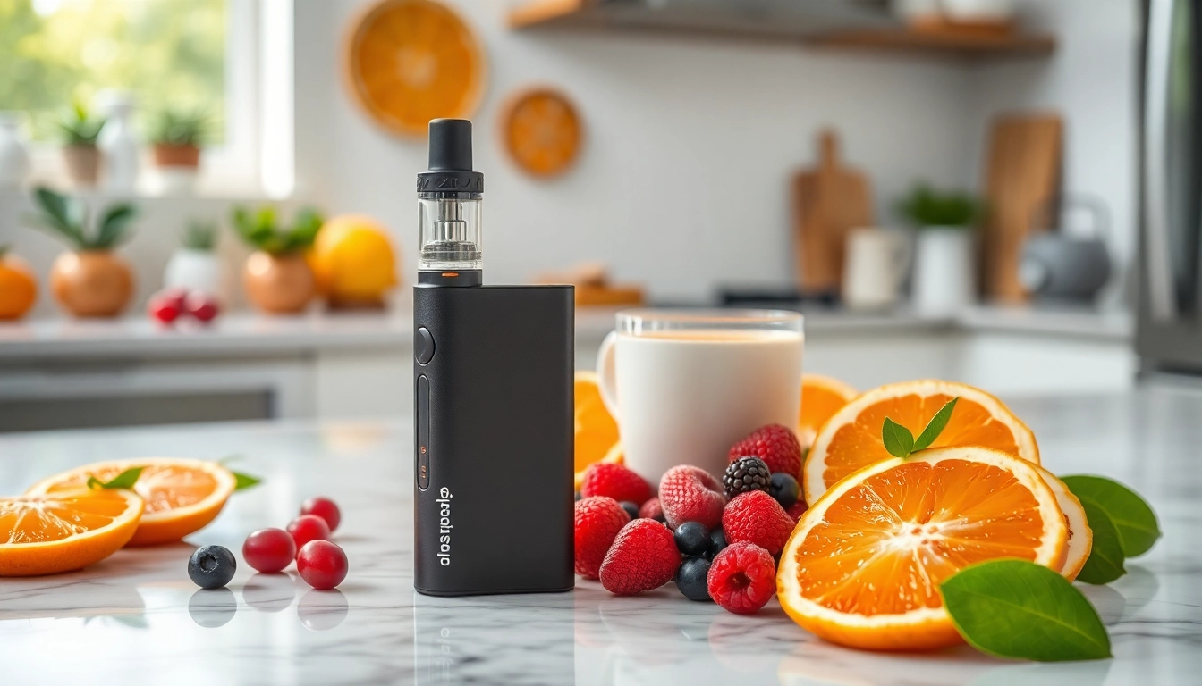 Using a zero nicotine disposable vape, enjoy the vibrant, fruity atmosphere of a healthy lifestyle.