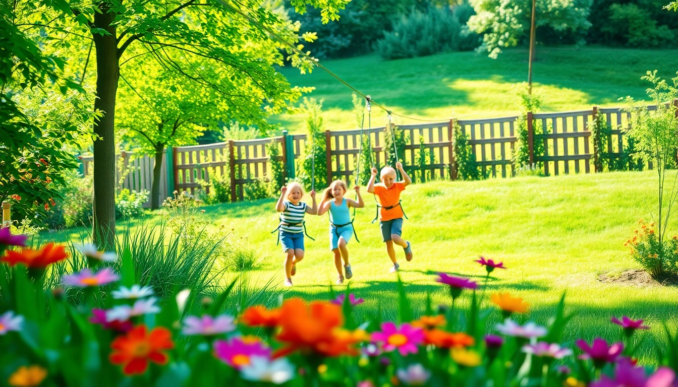 Enhance Your Outdoor Fun with a GARDEN ZIP WIRE KIT for All Ages