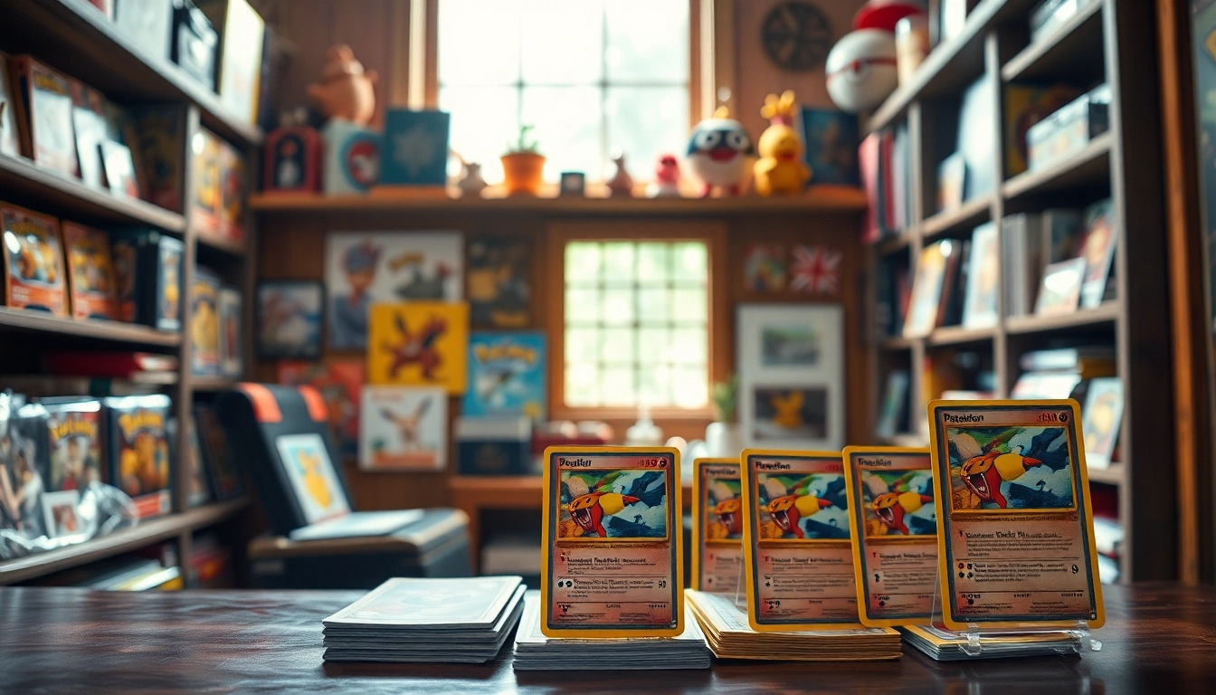 Showcase of real Pokemon cards India displayed beautifully in a collector's room