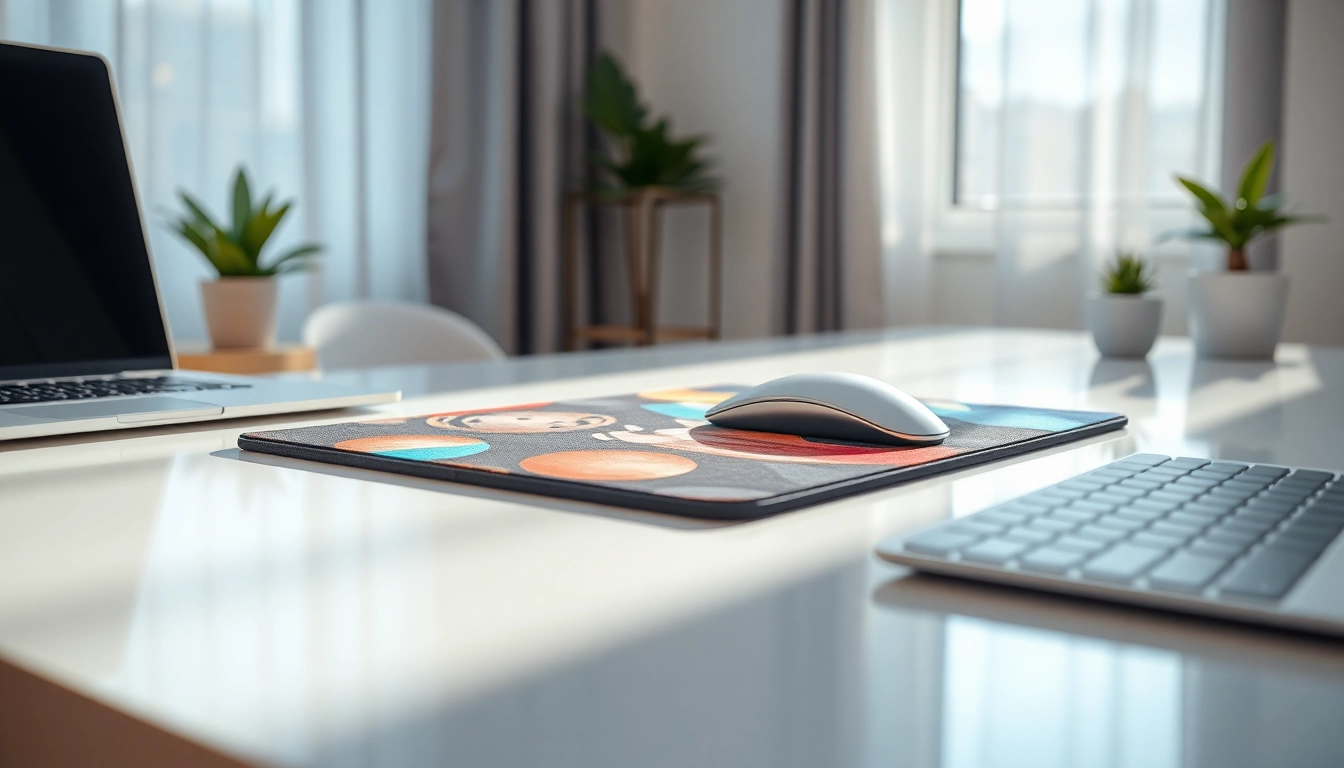 Elevate your workspace with a stylish 3D mouse pad designed for comfort and support.