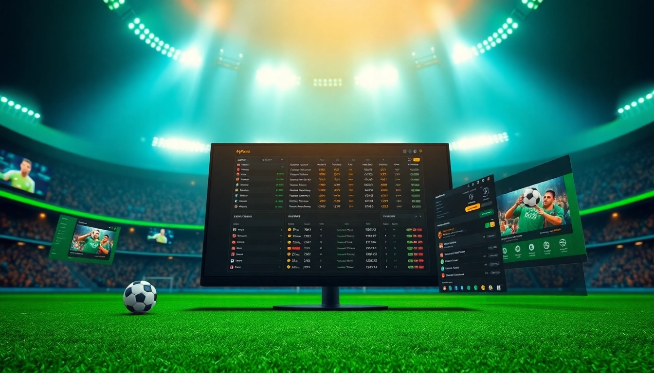 Experience judi bola terpercaya with an engaging view of online sports betting and live football action.
