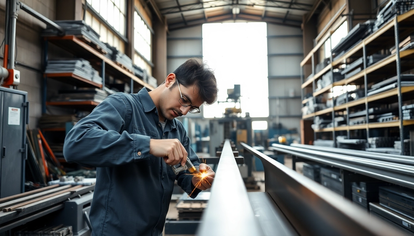 Find skilled steel fabricators near me working diligently in a state-of-the-art workshop.
